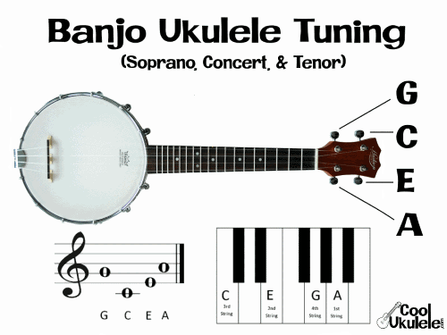 Gå en tur forbandelse Styring Banjo Ukulele Tuning - The Ultimate Guide | CoolUkulele.com