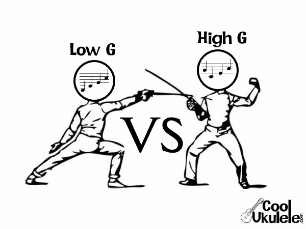Low G vs High G Ukulele Tuning Fencing